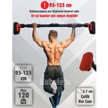 Hubstein 95-125 CM Koridor Barfiksi Barfix Aleti Çubuğu Çekme Barı Demiri Çelik Malzeme