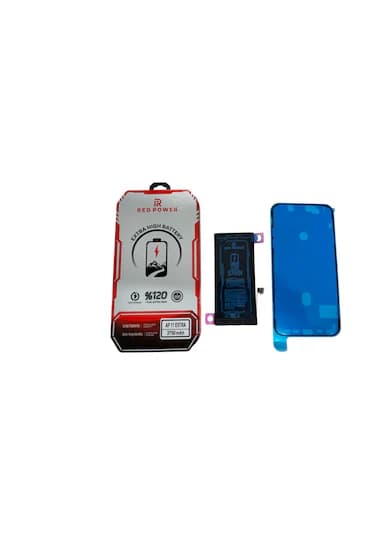 Red Power Apple Uyumlu iPhone 11 Batarya Pil Güçlendirilmiş 3750mah