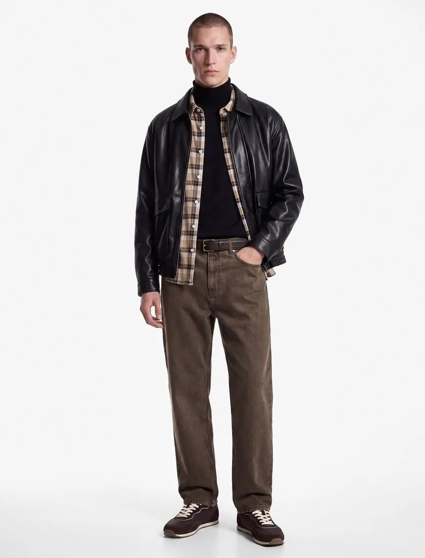 Pamuklu Bol Normal Bel Oversize Baggy Jean Pantolon