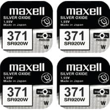 Maxell 371 SR920SW 1.55V Saat Pili 4 Adet