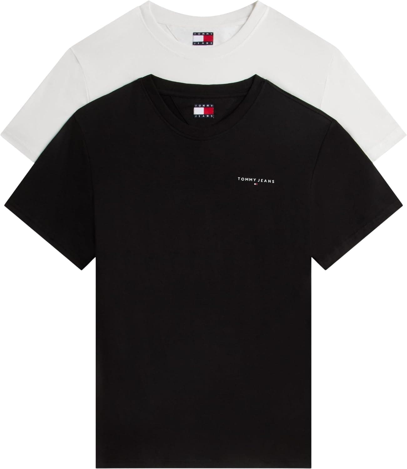 Tommy Jeans TJM SLIM LINEAR SS TEE 2PACK EXT T-shirt Erkek