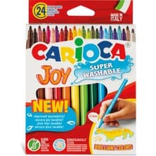 Carioca Keçeli Boya Kalemi Joy Süper Yıkanabilir 24 Renk 40615