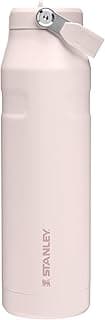 STANLEY IceFlow™ Aerolight™ Flip Straw 2.0 Pipetli Termos Su Şişesi 1.06 Litre - Pembe Kuvars (Rose Quartz) | Paslanmaz Çelik