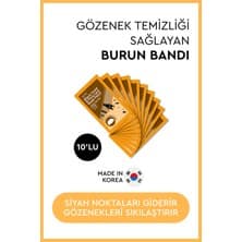 Mjcare Siyah Nokta ve Gözenek Bakımı İçin Burun Bandı 10'lu - Derinlemesine Arındırıcı ve Sıkılaştırıcı Bakım