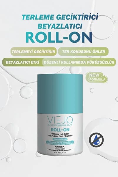 Koltuk Altı, El, Ayak Terleme Antiperspirant Beyazlatıcı Etkili Unisex Roll-on 50 ml