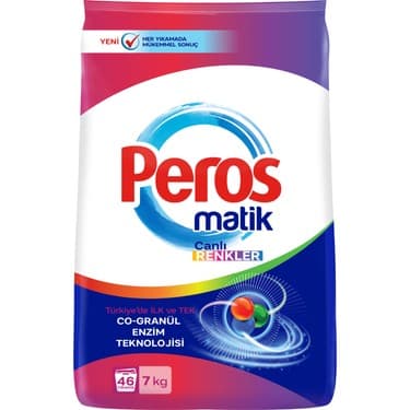Peros Matik Canlı Renkler 7 kg