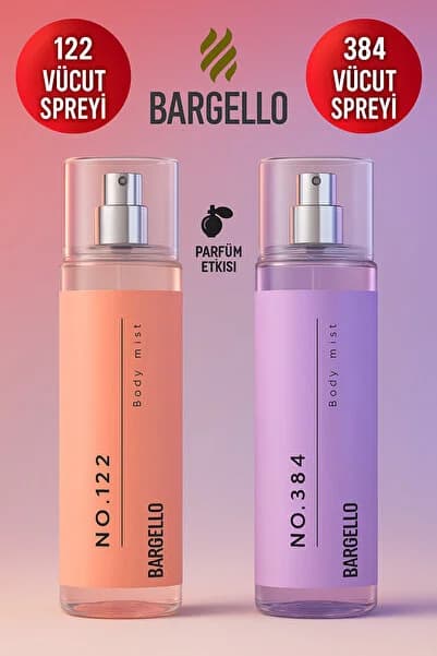 No:122 Vücut Spreyi 210 ml No:384 Vücut Spreyi 210 ml