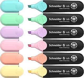 SCHNEIDER JOB PASTEL FOSFORLU 6'LI SET