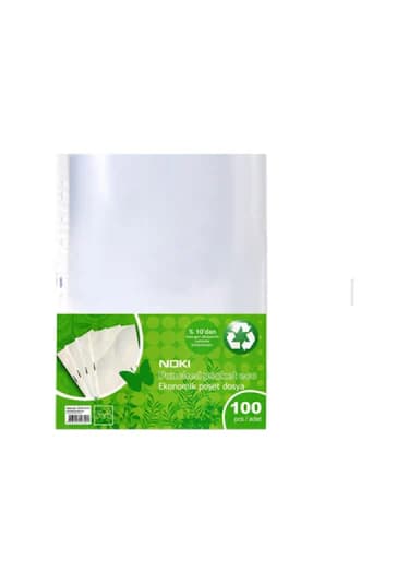 Noki Poşet Dosya A4 100'lü Paket Eco