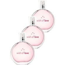 AVON Wish Of Love Kadın Parfüm Edt 50 Ml. Üçlü Set