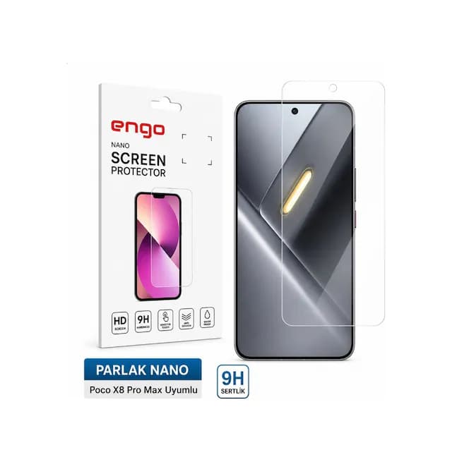 Poco X8 Pro Max Ekran Koruyucu 9h Sertlik Nano Parlak