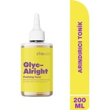 S'he Vec Gözenek Sıkılaştırıcı ve Leke Karşıtı Glikolik Asit 200 ml Vegan Tonik Glyc–Alright