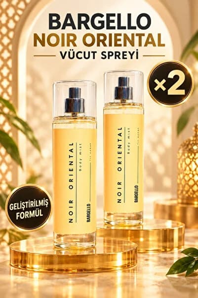 Bargello (2ADET) Yüksek Nemlendirici & Parfüm Kalıcılığı Arttırıcı Kadın Vücut Spreyi Oriental 200ml