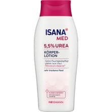 Isana Med Yatıştırıcı Vücut Losyonu - Üre İçeren, Çok Kuru Ciltler İçin, 250 ml, Unisex, Dermatolojik Olarak Onaylı