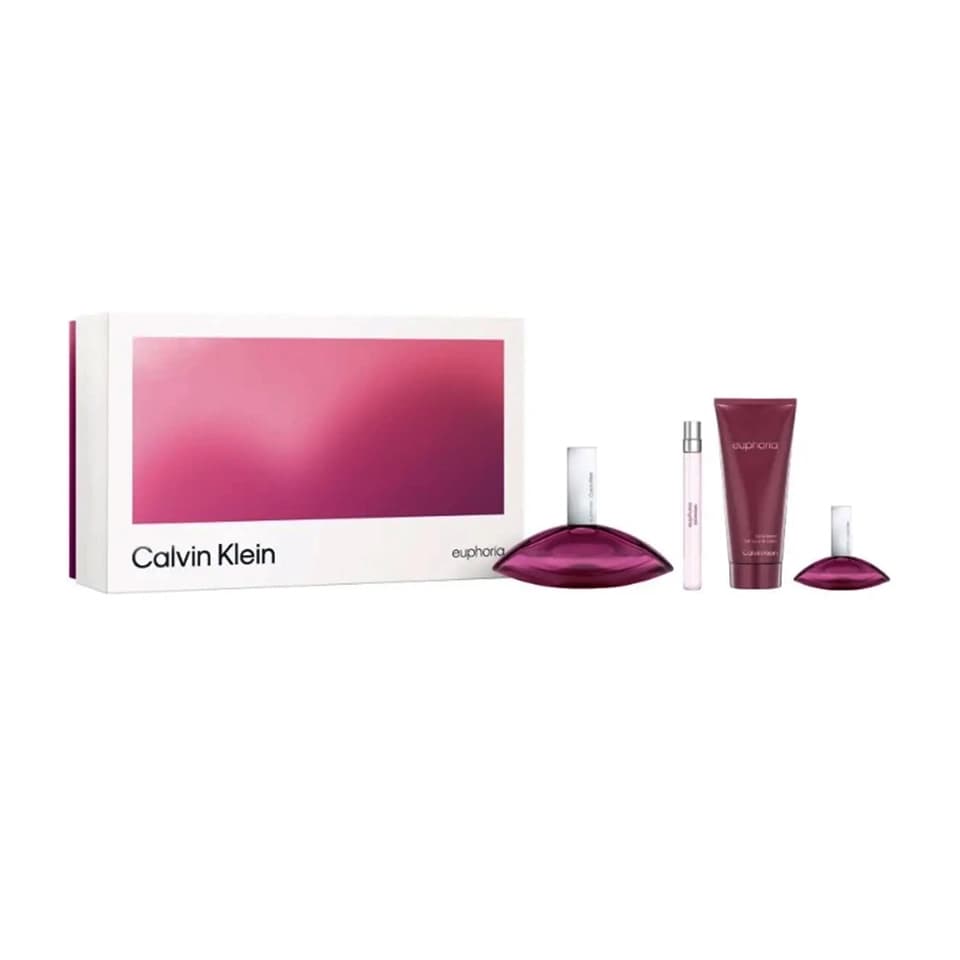 Calvin Klein Euphoria EDP Kadın Parfüm 100 ml + Body Lotion 100 ml + EDP 10 ml + EDP 15 ml set