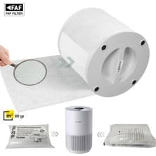 Faf 10 Adet Xiaomi Smart Air Purifier 4 Compakt EU Uyumlu Gümüş İyonlu Elektrostatik Toz Tutucu Ön Filtre