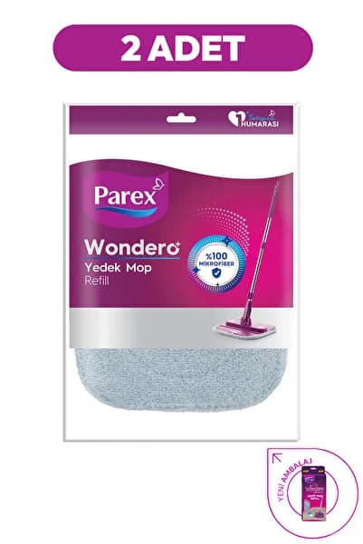 Parex Wondero Yedek Paspas Mop X 2 Adet