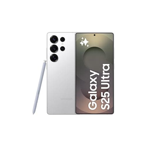 Samsung Galaxy S25 Ultra, Yapay Zeka(AI) Telefon, 12GB RAM, 512GB Hafıza, Titanyum Gümüş, Android Akıllı Telefon, 200MP Kamera, S Pen, Uzun Pil Ömrü (Samsung Türkiye Garantili)