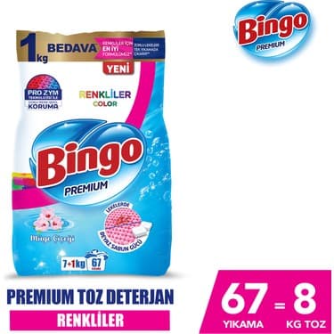Bingo Matik Premium Renkli 8 kg