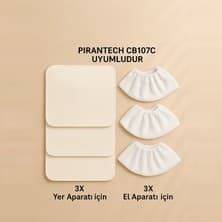 Kleen Pirantech Cb-107c Buharlı Temizlik Makinesi Yedek Mop Bezi Aparat Seti