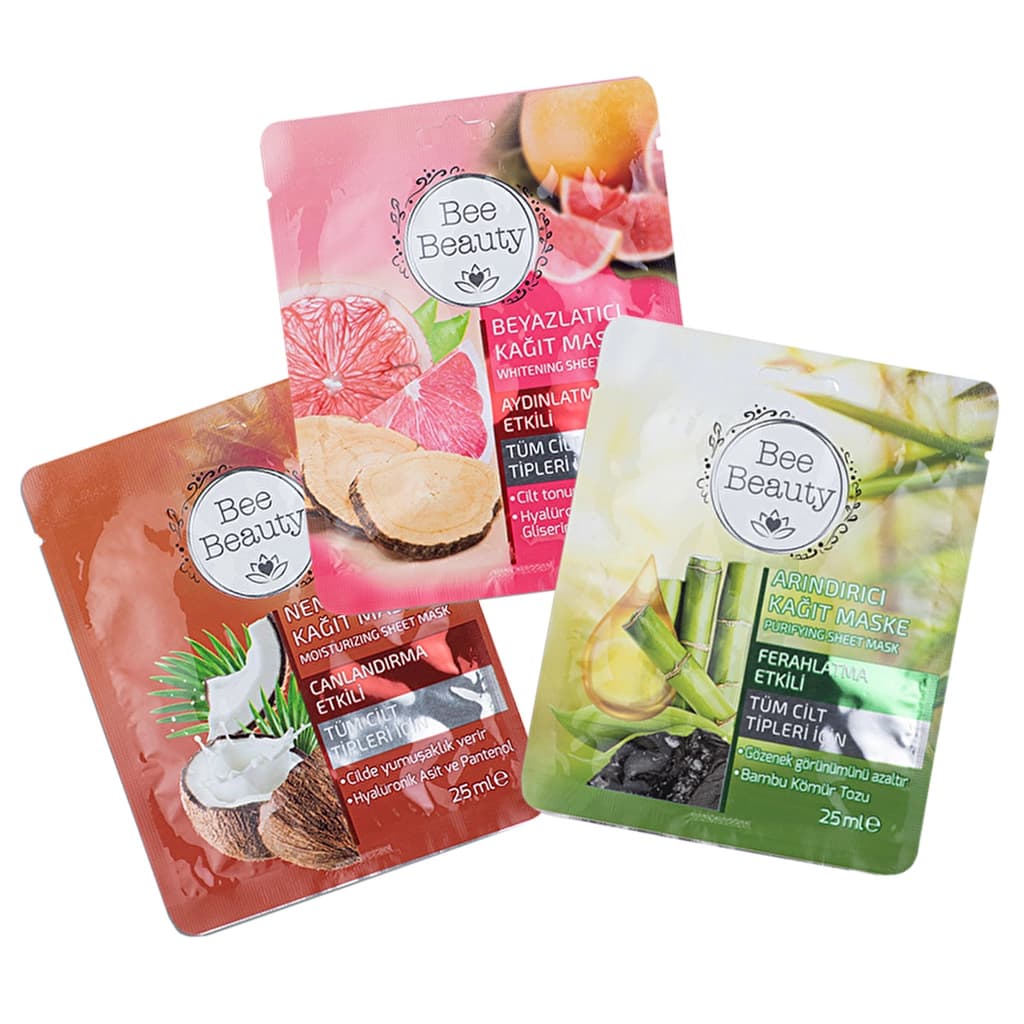 Bee Beauty Kağıt Maske 3'lü 25 ml