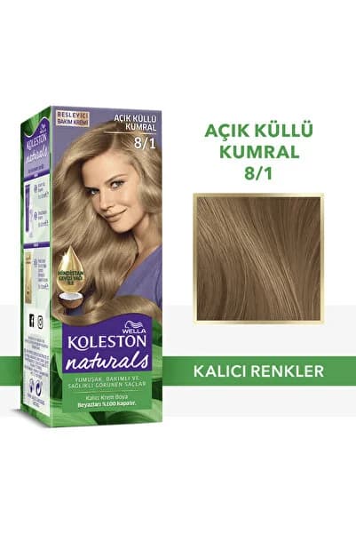 Koleston Naturals 8/1 Açık Küllü Kumral Saç Boyası