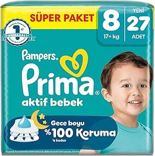 Prima Aktif Bebek Süper Paket 8 Beden 27 Adet