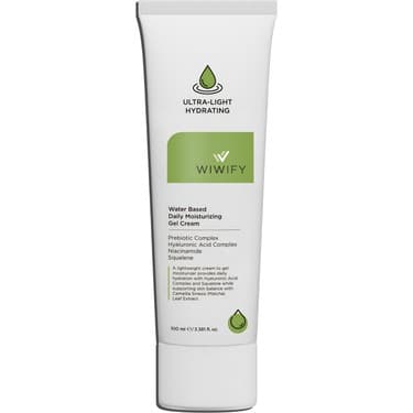 Wiwify Su Bazlı Günlük Nemlendirici Jel Krem 100 ml | Hyaluronic Acid, Prebiyotik, Squalene, Niacinamide