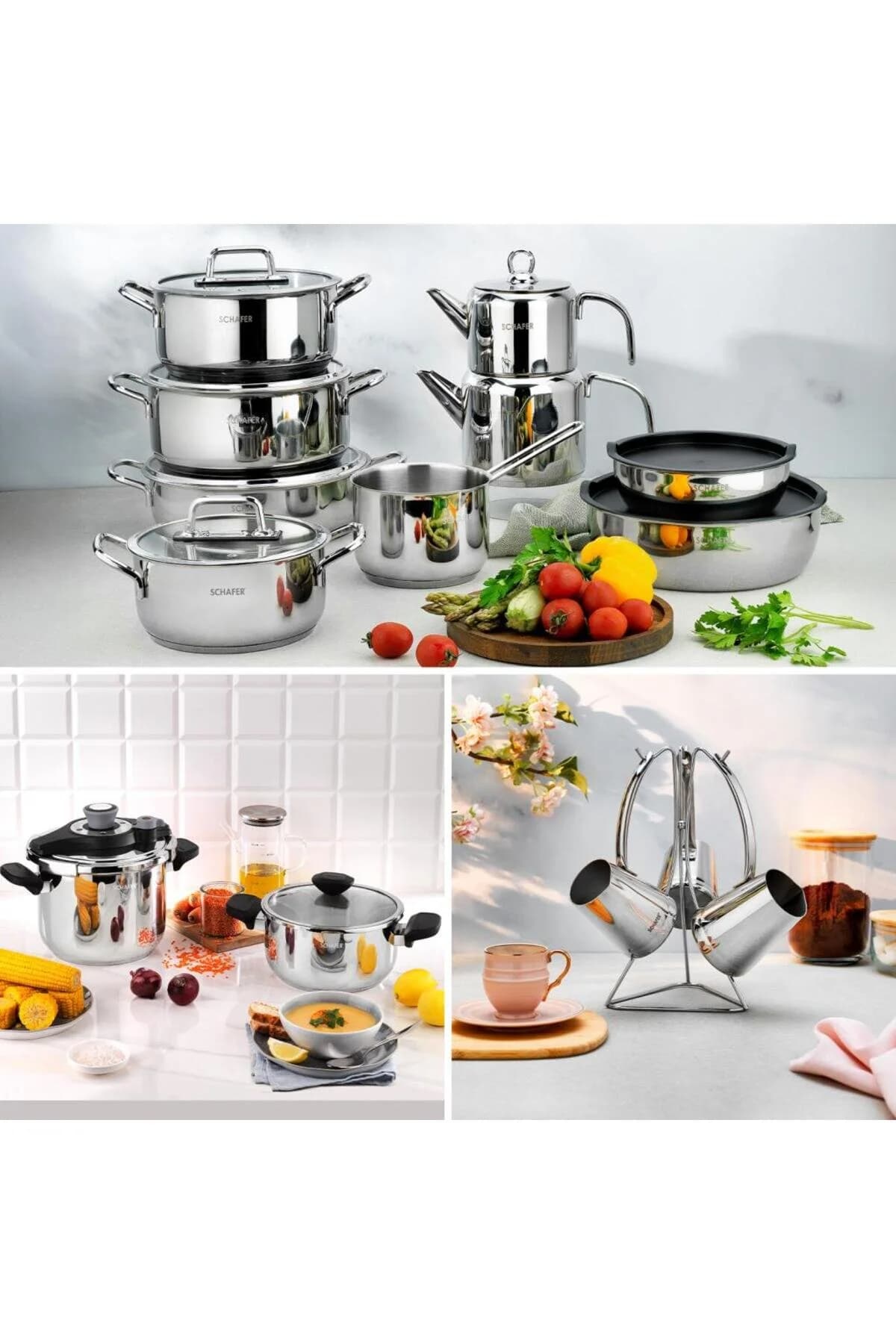 Schafer Steel Master 24 Parça Çeyiz Seti