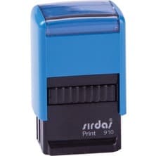 Sırdaş 910 Kişiye Özel İsim Ve Ünvan Kaşesi Mavi Renk 26x10mm Ölçülerinde 1 Adet