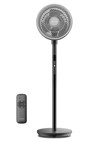 Pelonis Uzaktan Kumandalı Vantilatör, 36dB Sessiz Çalışma, Hız Ayarı, 60-111cm Ayarlanabilir Yükseklik, Dikey ve Yatay Eksende Salınım, 35 Watt
