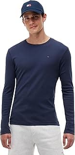 Tommy Jeans TJM ORIGINAL RIB LONGSLEEVE TEE Uzun kollu tişört Erkek