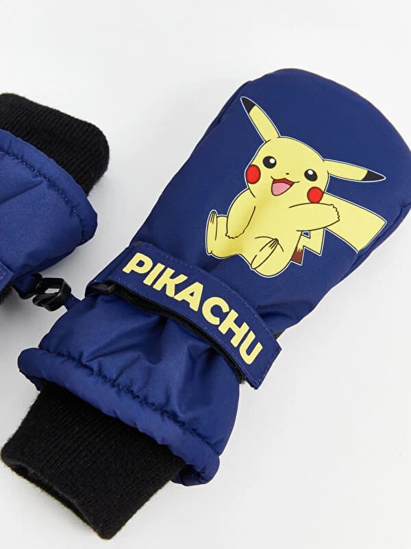 Pikachu Baskılı Erkek Çocuk Eldiven