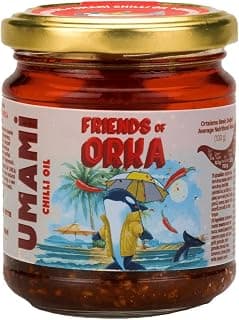 FRIENDS OF ORKA Umami Acılı Tanecikli Yağ – 190g (CHİLİ OİL & ACI KITIRLARLA DOĞAL LEZZET)