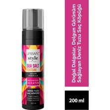 URBAN Care Style Guide Deniz Tuzu Doğal Dalga Sağlayan Şekillendirici Saç Köpüğü - Vegan - 200 ML