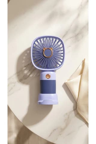 Mini El Fanı Morr Kompakt Tasarımlı, Usb Şarjlı Güçlü Taşınabilir Vantilatör Fan-pl111