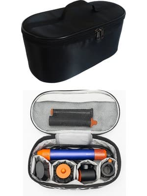 Dys Case Dyscase, Dys Airwrap Çantası ve Tüm Saç Şekillendiriciler Için Özel Bölmeli Extra Koruyuculu Çanta Seyahat