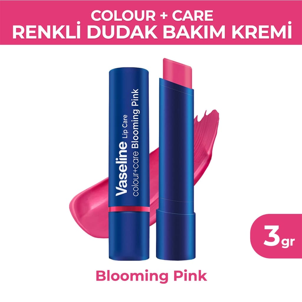 Vaseline Colour Care Renkli Dudak Bakım Kremi Blooming Pink