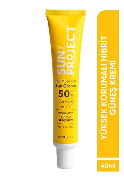 Görkito The Sun Project Yüksek Korumalı Hibrit Güneş Kremi High Protection Hybrid Sun Cream 50 Spf Pa 40 ml