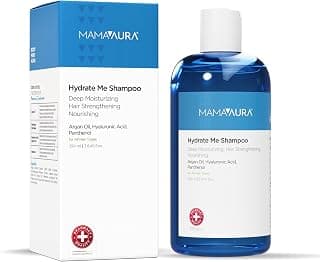 Mamaaura Hydrate Me Shampoo, Kuru ve Hassas Saç Derisi için Nemlendirici ve Pullanma Görünümünü Azaltmaya Yardımcı Şampuan, 250 ml
