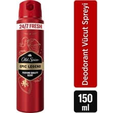 Old Spice Epic Legend Erkek Sprey Vücut Deodorantı 150 ml