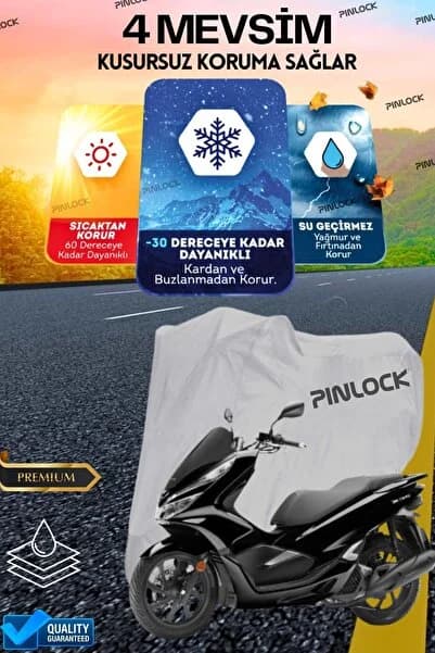pinlock Honda Pcx Su Geçirmez Dayanıklı Motosiklet Brandası (TOKALI)