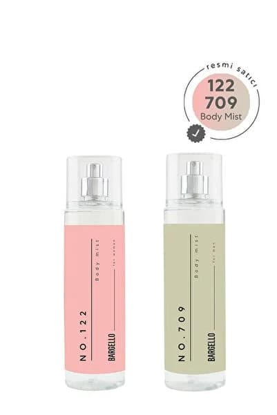No.122 Kadın 210 ml Body Mıst + No.709 Erkek 210 ml Body Mist