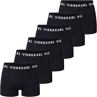 VIEN&KARL 6'lı Premium Kutu, Erkek Boxer, Pamuklu, Likralı, Erkek İç Çamaşırı Külot