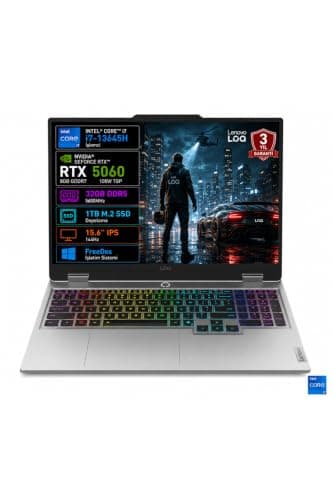 Lenovo LOQ i7-13645HX 16GB 1TB SSD 15.6" FHD 144Hz RTX 5060 8GB GDDR7 FreeDOS 83JE01BETR