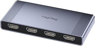 VegGieg 4K HDMI 2.0 Görüntü Seçici 3 Giriş 1 Çıkış Kumandalı Switch