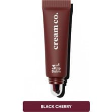 Cream Co. Nemlendirici Parlatıcı 3in1 Lip Balm | Dudak Bakım | Black Cherry Bordo | Hyaluronik Asit Seramid