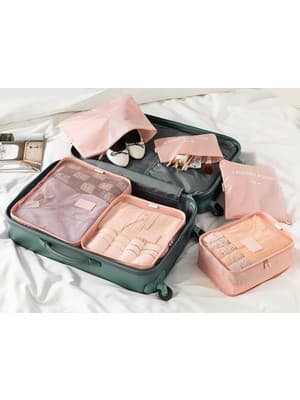 English Home Blare 6'lı Organizer Set Pudra