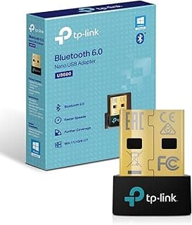 TP-Link UB600 Nano | Bluetooth 6.0 USB Adaptör | Yeni Nesil Yüksek Güvenlik ve Kararlılık | Kablosuz PC Alıcı | Windows 11/10/8.1/7 Uyumlu | Tak-Unut Mini Tasarım | Bluetooth Dongle