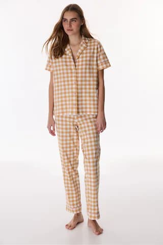Penti Tarçın Picnic Mood Gömlek Pantolon Pijama Takımı